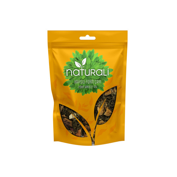 Naturali Fit Çay Paketi - Form Çayı 100 Gr - Kayısılı Form Çayı 100 Gr - 4