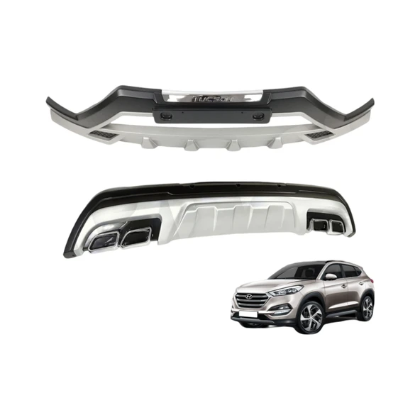 AUTOGP Hyundai tucson ön arka tampon koruması difüzör 2015 / 2018