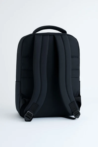 B.Y. Trend 3 Bölmeli Okul Sırt Çantası (Laptop Bölmeli) Siyah 2122 - Resim 3