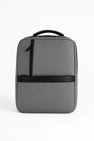 B.Y. Trend 3 Bölmeli Okul Sırt Çantası (Laptop Bölmeli) Gri 2122 ürün görseli 1