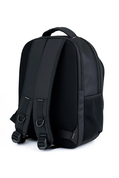 B.Y. Trend 4 Bölmeli Okul Sırt Çantası (Laptop Bölmeli) Siyah 2120 - Resim 2