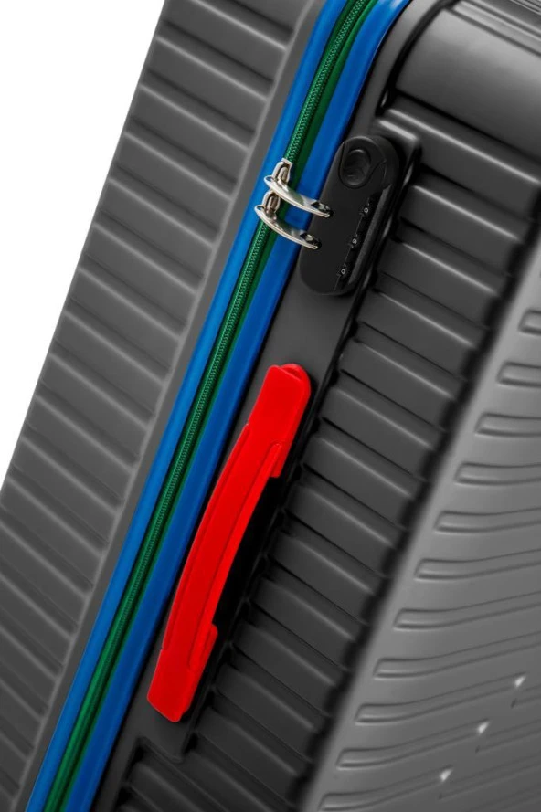 Louisiana Polo Orta Boy %100 Polikarbon Valiz 4x2 Teker Antrasit 1088 - 10