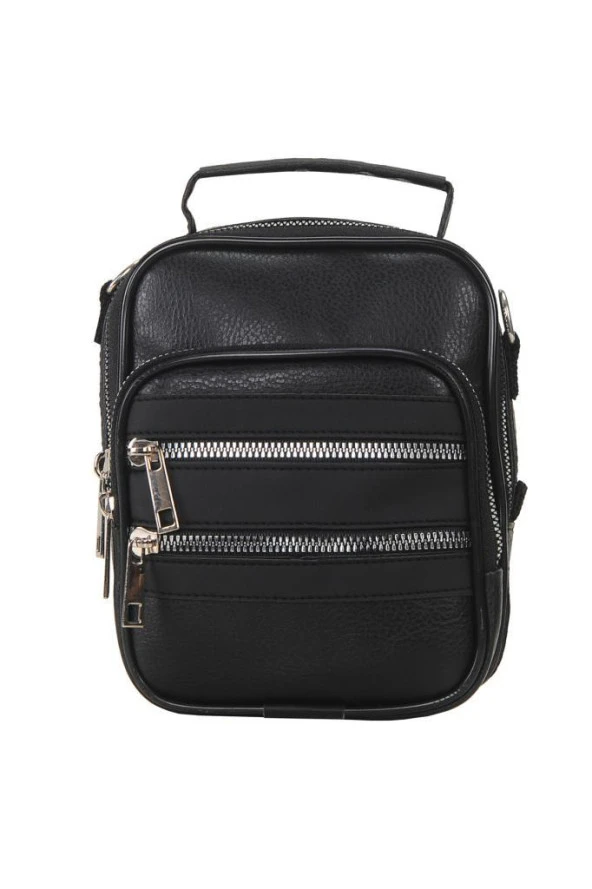 Trend Erkek Çanta 5 Bölmeli Siyah 7698 - 5