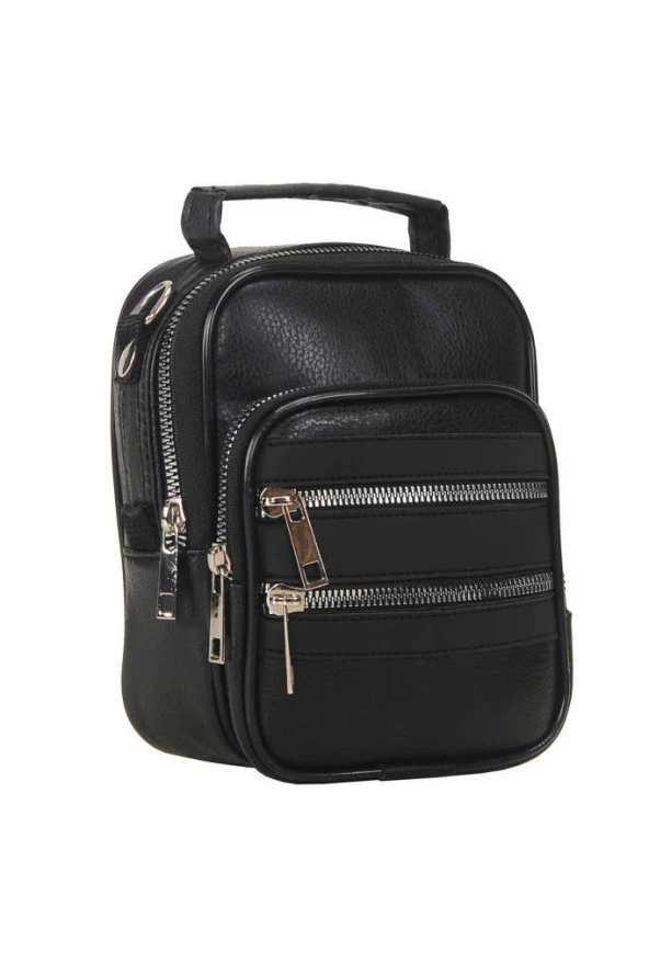 Trend Erkek Çanta 5 Bölmeli Siyah 7698 - 6