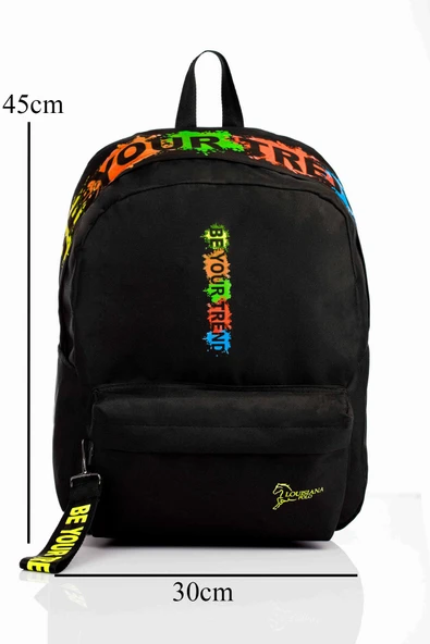 B.Y. Trend Laptop Bölmeli Okul Çantası Be Your Trend Multicolor 1901 - Resim 5