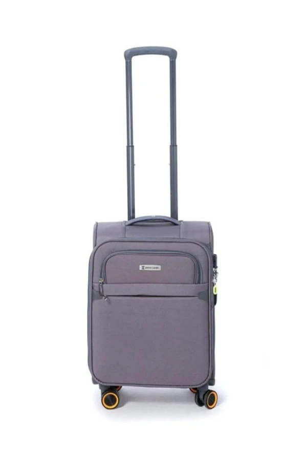 Pierre Cardin Ultra Light Hafif Lüx Kumaş Kabin Boy Valiz Antrasit 04PC6000