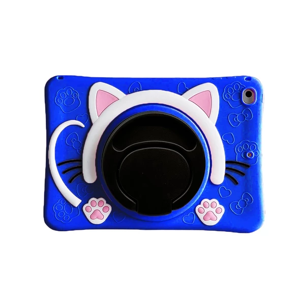 Apple iPad Pro 11 3. Nesil 2021 Kılıf Cute Dolls Standlı Eğlenceli 3D Karekterli Çocuk Kılıfı A2377 A2499 A2301 A2460 - 4