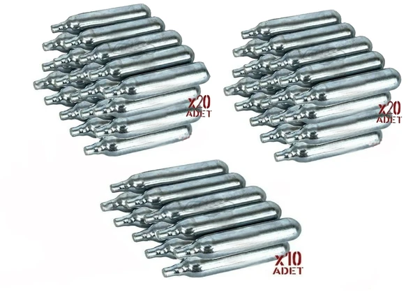 50 Adet 12gr CO2 Havalı Tüpü ürün görseli 1