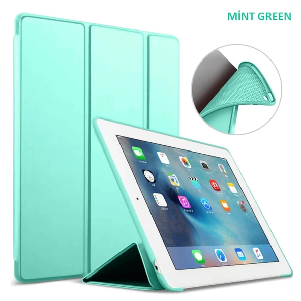 Apple iPad Air 3 10.5" Kılıf Arkası Silikon Smart Case A2152 A2123 A2153 A2154 - 5