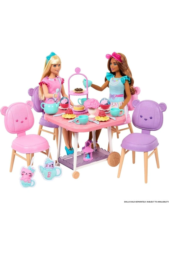 Barbie My First - İlk Bebeğim Çay Partisi Oyun Seti - HMM65 - 4