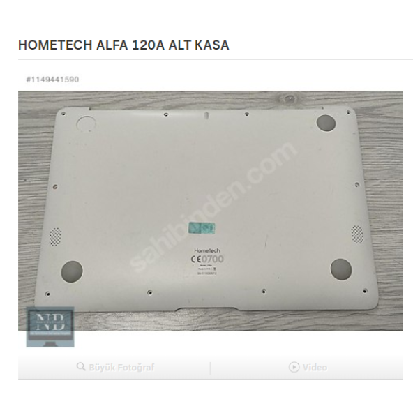 HOMETECH ALFA 120A ALT KASA ürün görseli 1