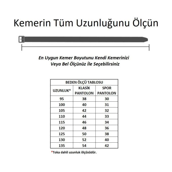 Kaliteli bordo spor erkek kemeri - 4