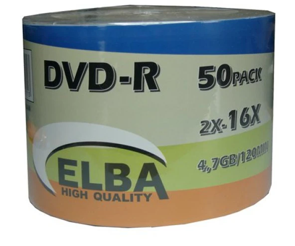 Elba Dvd R 50Li 4,7Gb 120Min 16X Shrink/Elba