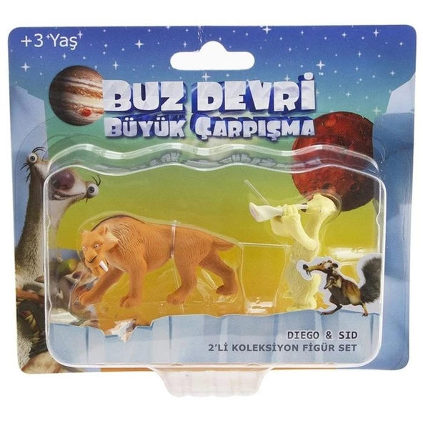 Ice Age - Buz Devri 5 Büyük Çarpışma Diego Sid Figür Set