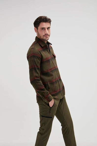 Bad Bear 20.02.30.002-C70 Woodant Shirt Erkek Oduncu Gömlek - 3