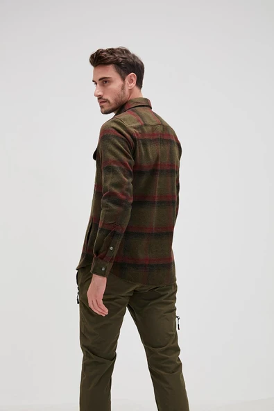 Bad Bear 20.02.30.002-C70 Woodant Shirt Erkek Oduncu Gömlek - 2