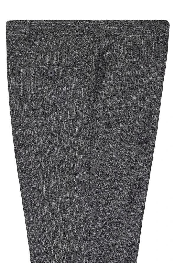 Regular Kalıp Armürlü Pantolon - Resim 2