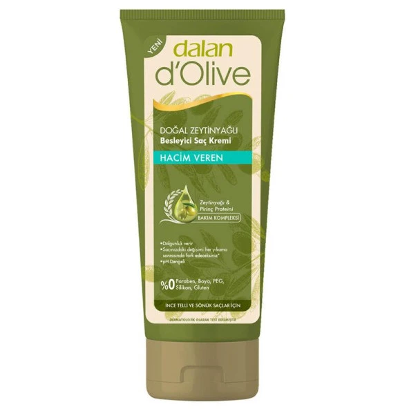 Dalan Dolive Zeytinyağlı Hacim Veren Saç Kremi 200ml