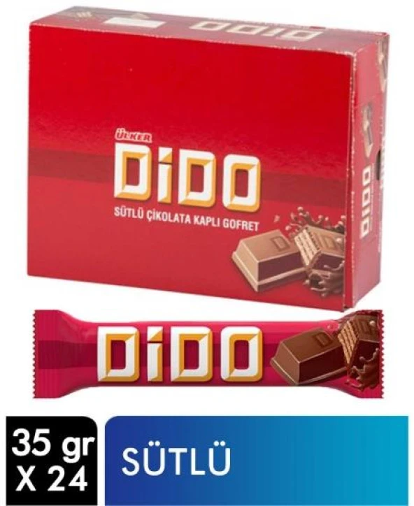 Ülker Dido 35 gr 24'lü Paket Çikolatalı Gofret