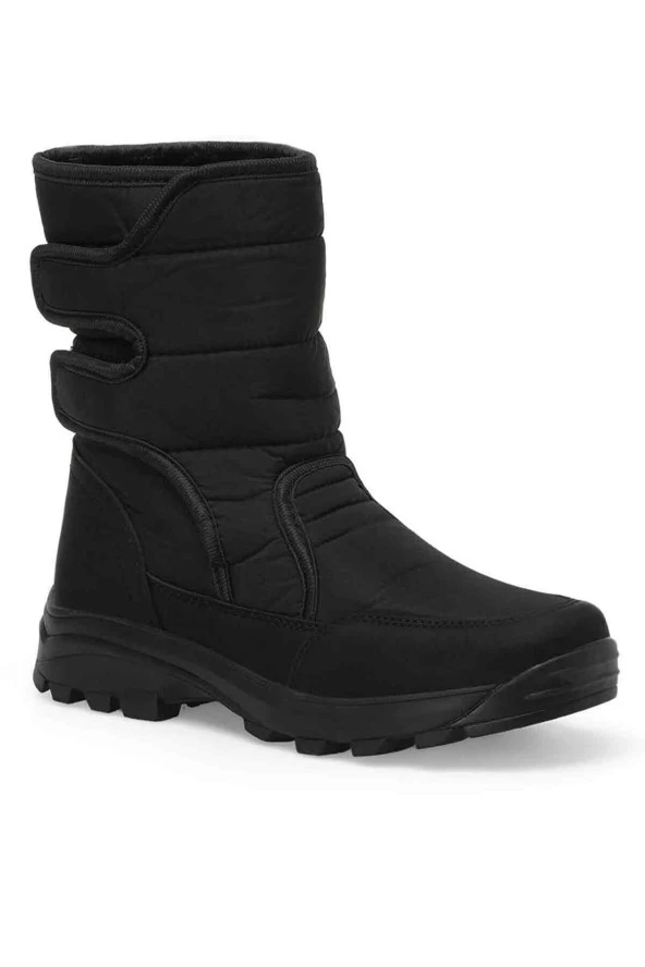 İncim | Wintfest Kadın Siyah İçi Kürk Kaydırmaz Termal Taban Cırtlı Çizme Günlük Yağmur & Kar Botu ürün görseli