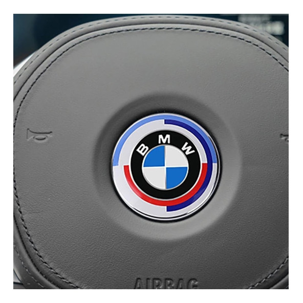 Yeni Nesil Direksiyon Logo Stıcker 45 Mm (MAVİ KIRMIZI BEYAZ)