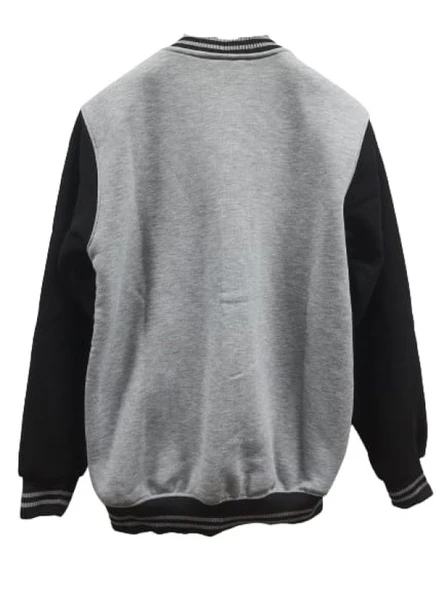 London Life L01390 Çocuk Kolej Ceket İşleme Detaylı Çıtçıt Düğmeli Cepli - Resim 8