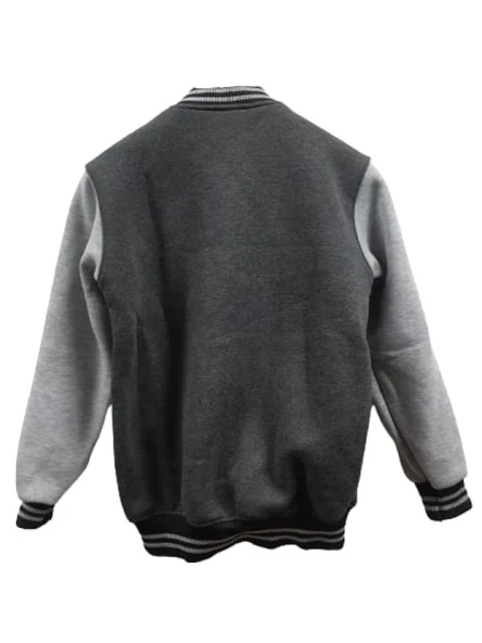 London Life L01390 Çocuk Kolej Ceket İşleme Detaylı Çıtçıt Düğmeli Cepli - Resim 4