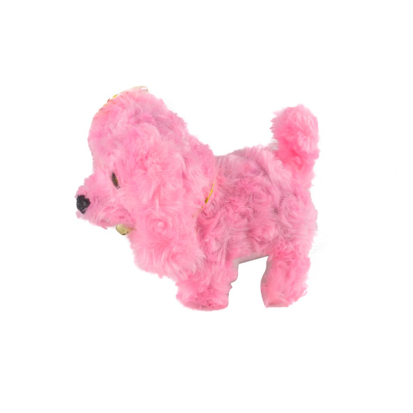 Oyuncak Pelüş Köpek Sevimli Köpek Sesli Hareketli Pembe - 2
