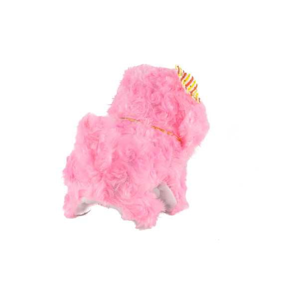 Oyuncak Pelüş Köpek Sevimli Köpek Sesli Hareketli Pembe - 3