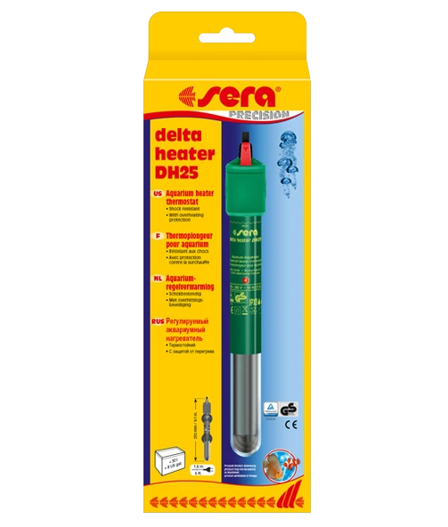 Sera Delta Isıtıcı 25 W 15-30 LT Akvaryumlar İçin
