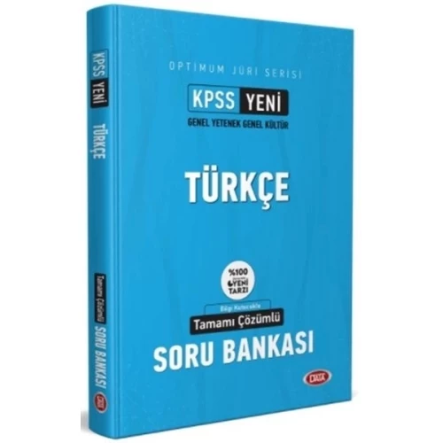 Data KPSS Türkçe Optimum Jüri Serisi Tamamı Çözümlü Soru Bankası 2021