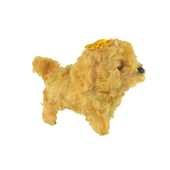 Oyuncak Pelüş Köpek Sevimli Köpek Sesli Hareketli Sarı