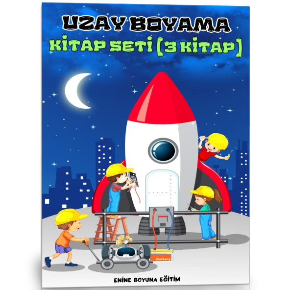 Uzay Boyama Kitap Seti (3 Süper Kitap)