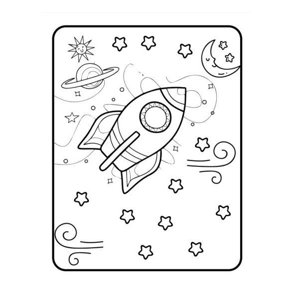 Uzay Boyama Kitap Seti (3 Süper Kitap) - 4