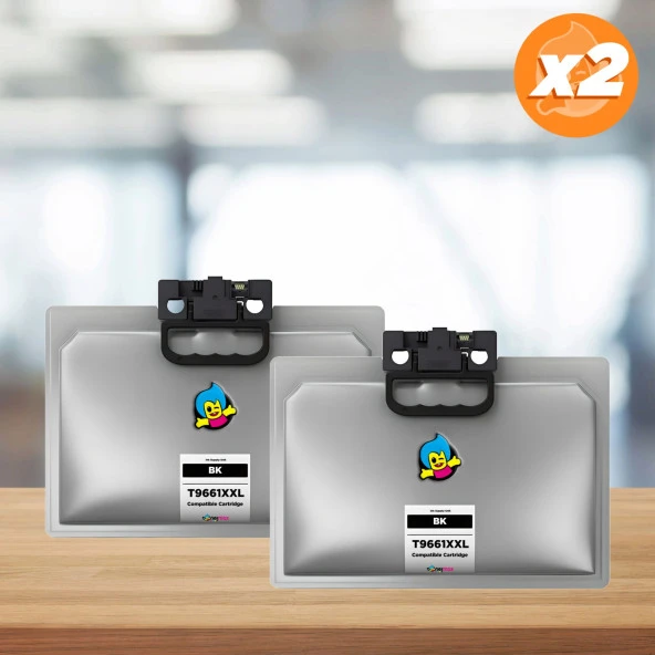 Epson WorkForce Pro WF-M5299DW Muadil Kartuş 2'li Avantaj Paket / T9661XXL - WF-M5299DW 2'Lİ ürün görseli 1