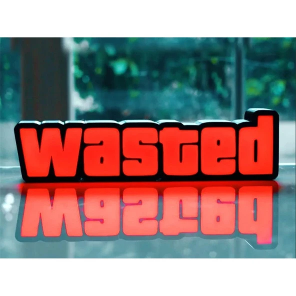 Gta Wasted Led Lamba Kırmızı