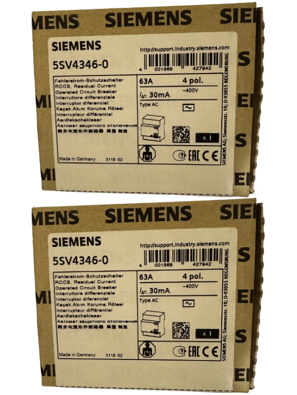 Siemens 63A 30mA 4pol Kaçak Akım Rölesi (2 Adet)