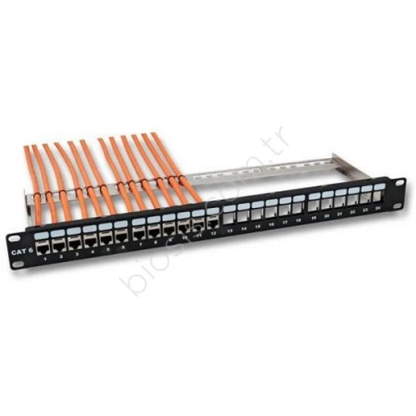 URANIUM  U-PMDLR PP-UB24-3824L 24 PORT CAT6 BO? PATCH PANEL