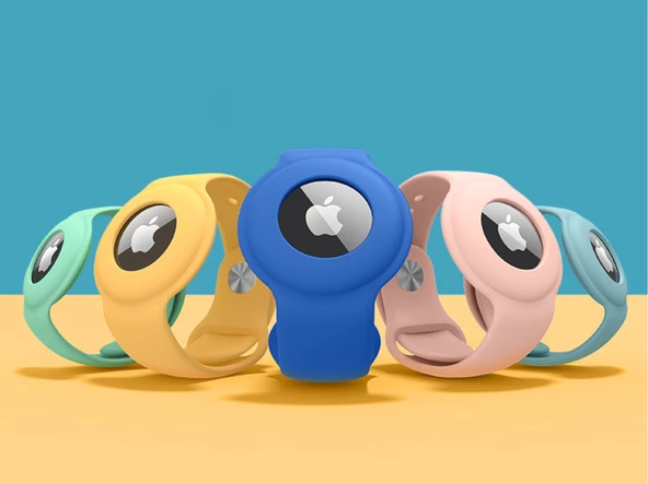 Airtag Anahtarlık Kordonu Kılıfı Silikon Kordonu - 3