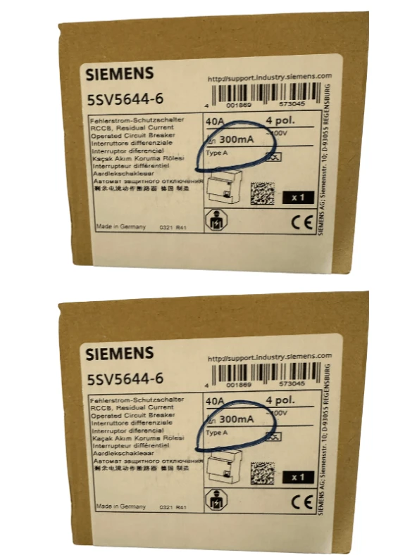 Siemens 40A 300mA 4Pol Kaçak Akım Rölesi (2 Adet)