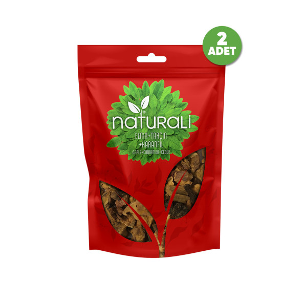 Naturali Elma Tarçın Karanfil 100 Gr x 2 Adet