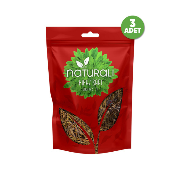 Naturali Kiraz Sapı 75 Gr x 3 Adet