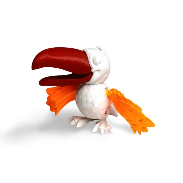 3D Hareketli Tukan Kuşu Figürlü Oyuncak