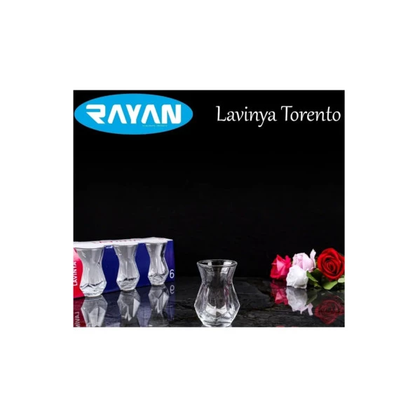 Rayan Lavinya Torento 6'lı Çay Bardağı