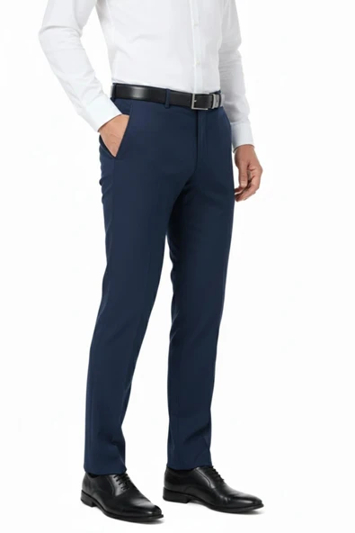 Erkek Klasik Kumaş Pantolon Likra Kumaş BGL-ST03485 - Resim 6