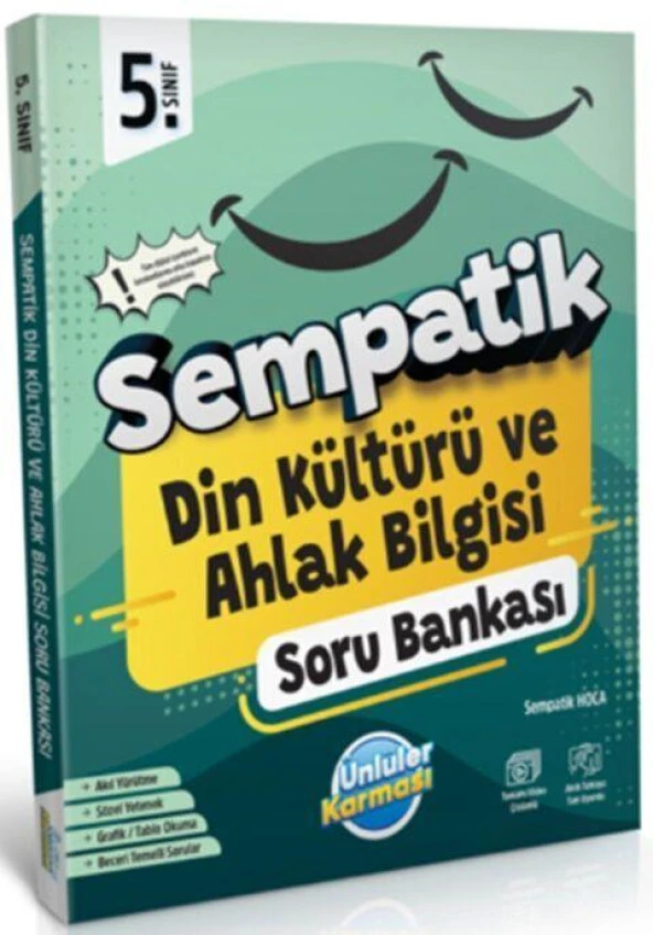 5. Sınıf Din Kültürü ve Ahlak Bilgisi Sempatik Soru Bankası Ünlüler Karması