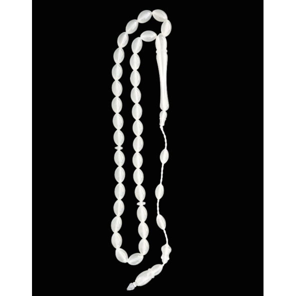 Kedi Gözü Tesbih,karanlıkta Parlayan Gece Yanan Fosforlu Tespih,Sistemli Püskül - 4