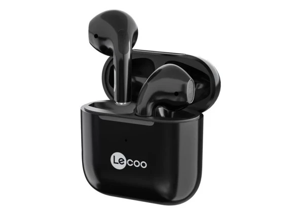 Lenovo Lecoo EW310 Siyah Kablosuz Bluetooth 5.1 Stereo TWS Mikrofonlu Kompakt Kulak İçi Kulaklık