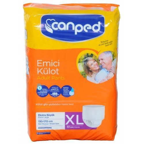 Canped Emici Hasta Bezi XL ( Extra Large ) 30 ADET