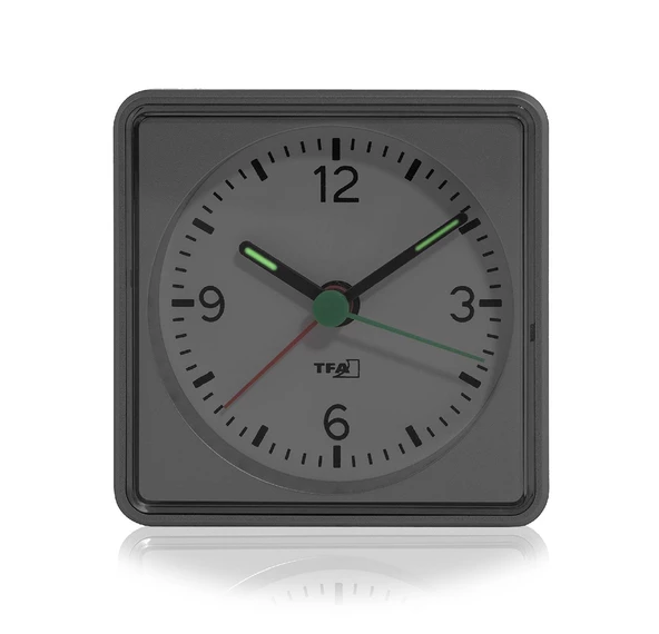 TFA Push Alarmlı Aydınlatmalı Elektronik Masa Saati - 6